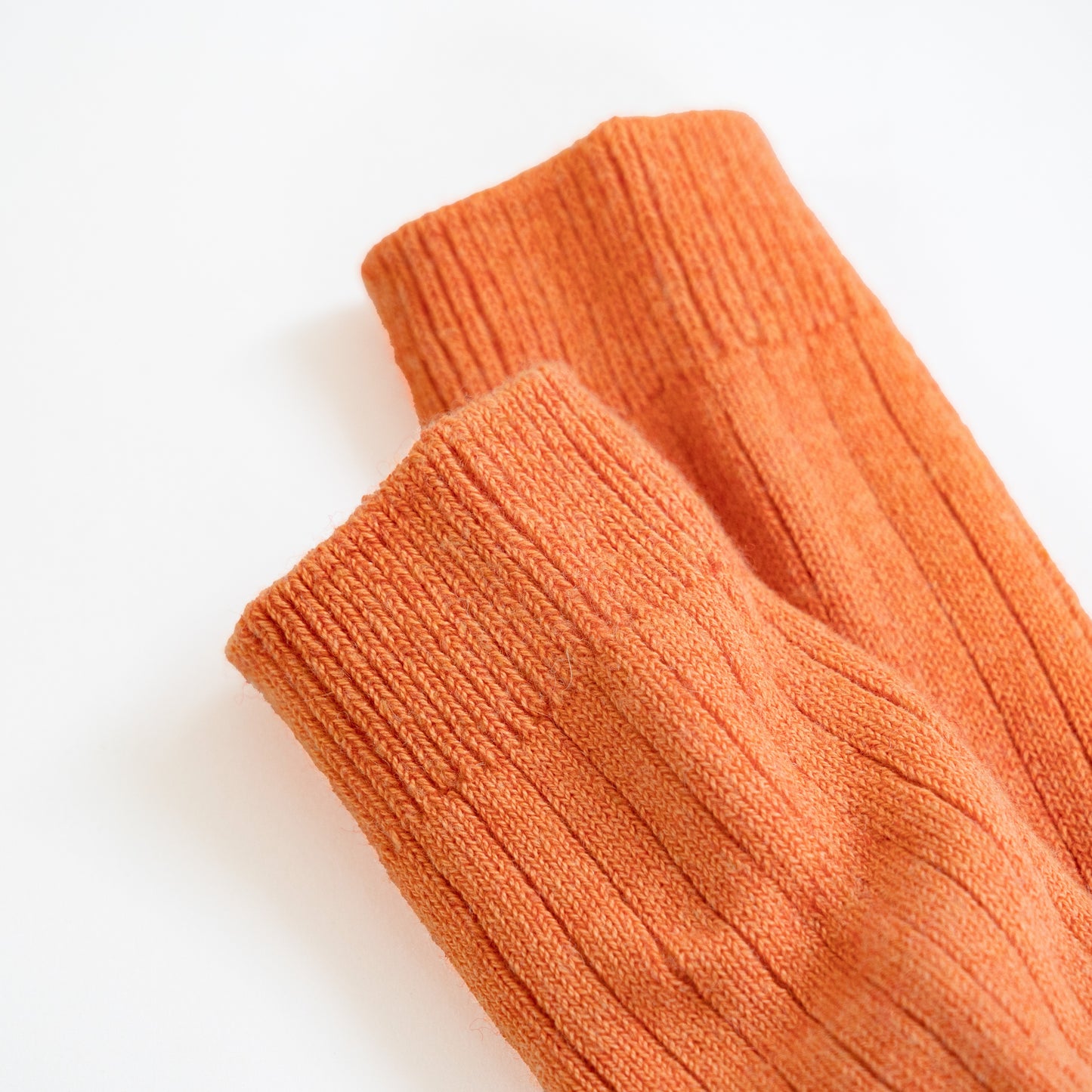 ROTOTO COTTON WOOL RIBBED CREW SOCKS