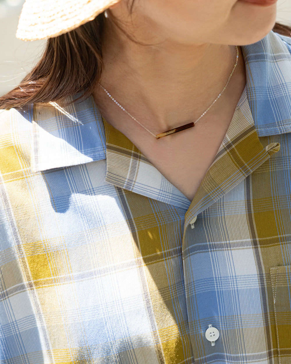 nanamica Open Collar Pique S/S Shirt