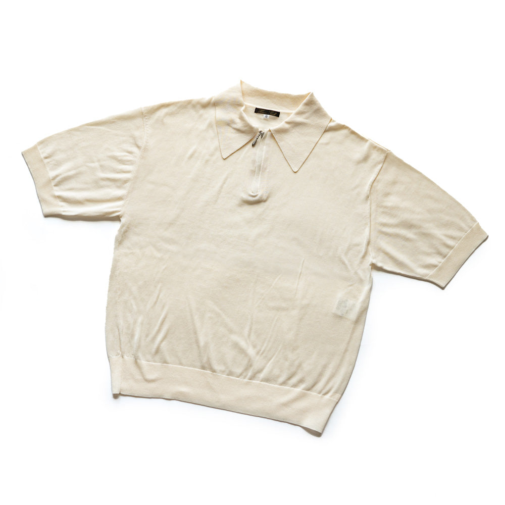 HAVERSACK Half zip knit polo – Friday