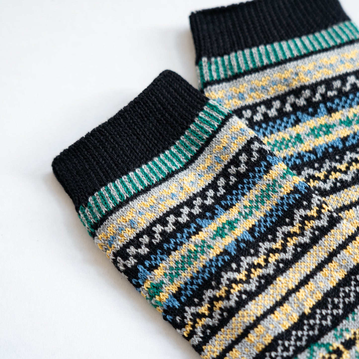 ROTOTO JACQUARD CREW SOCKS ”FAIRISLE”