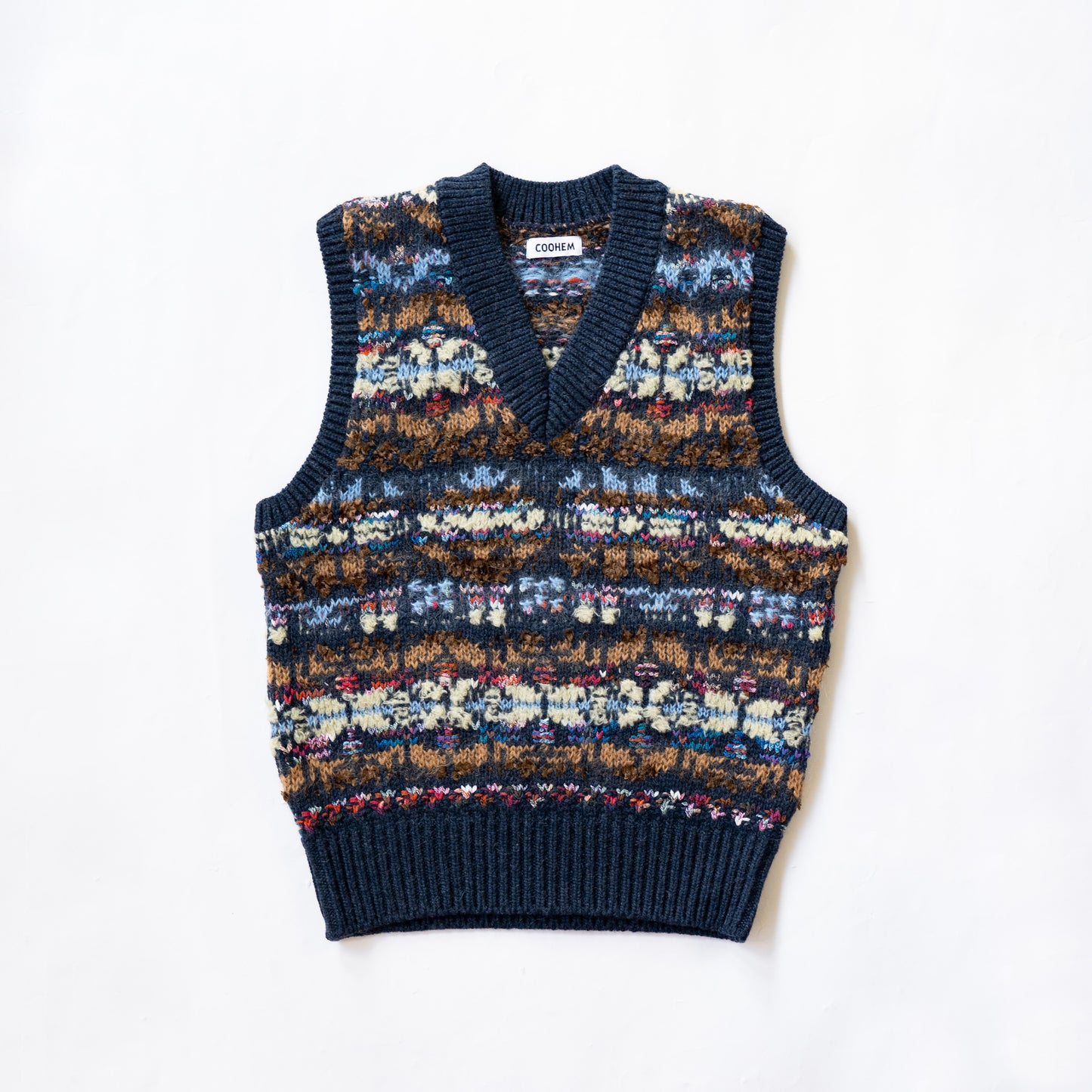 COOHEM KOUHEN FAIR ISLEL KNIT VEST