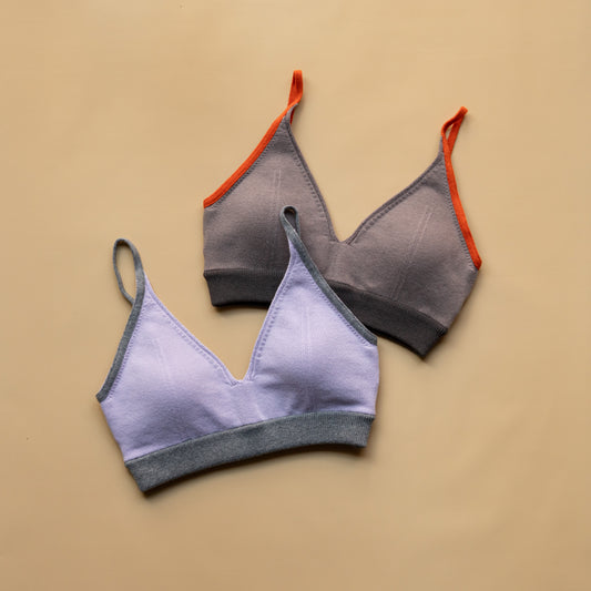 nakes design Triangle Knit Bra Top