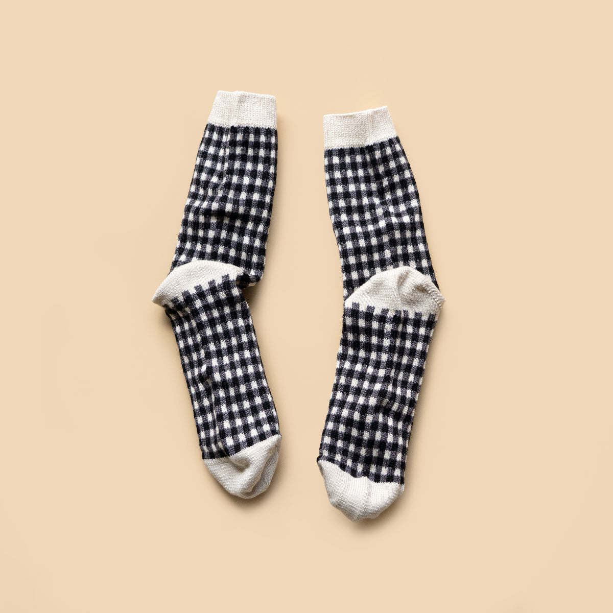 ROTOTO GINGHAM CHECK SOCKS