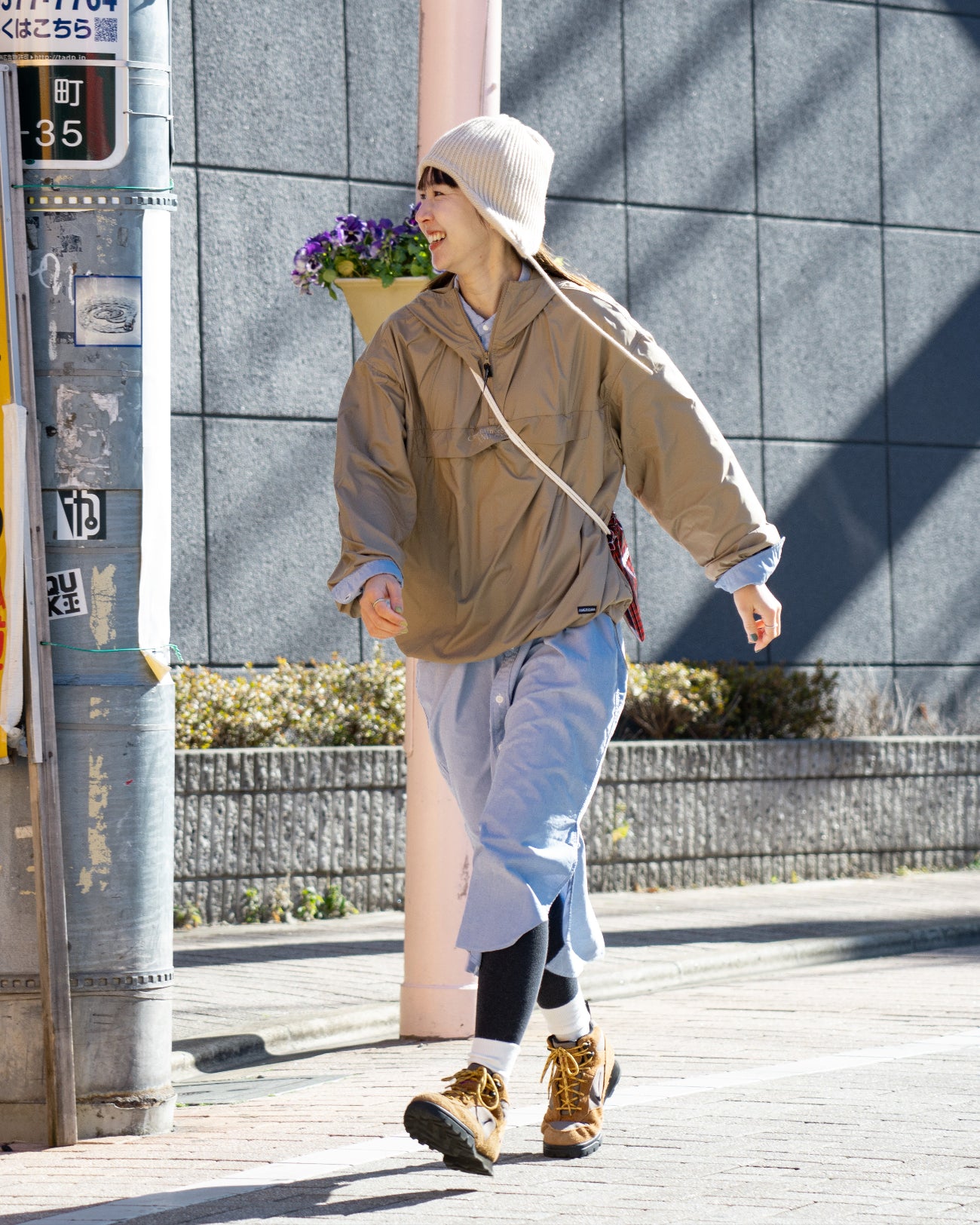 THE NORTH FACE PURPLE LABEL  Button Down Field Shirt Dress
