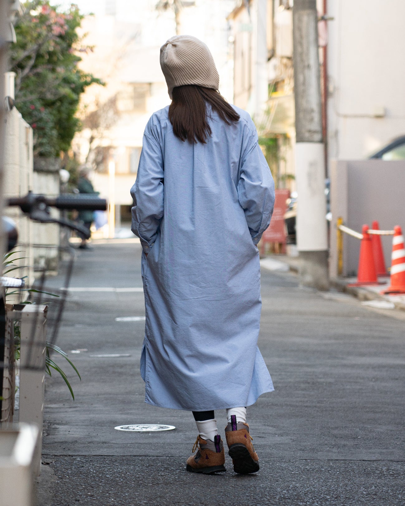 THE NORTH FACE PURPLE LABEL  Button Down Field Shirt Dress