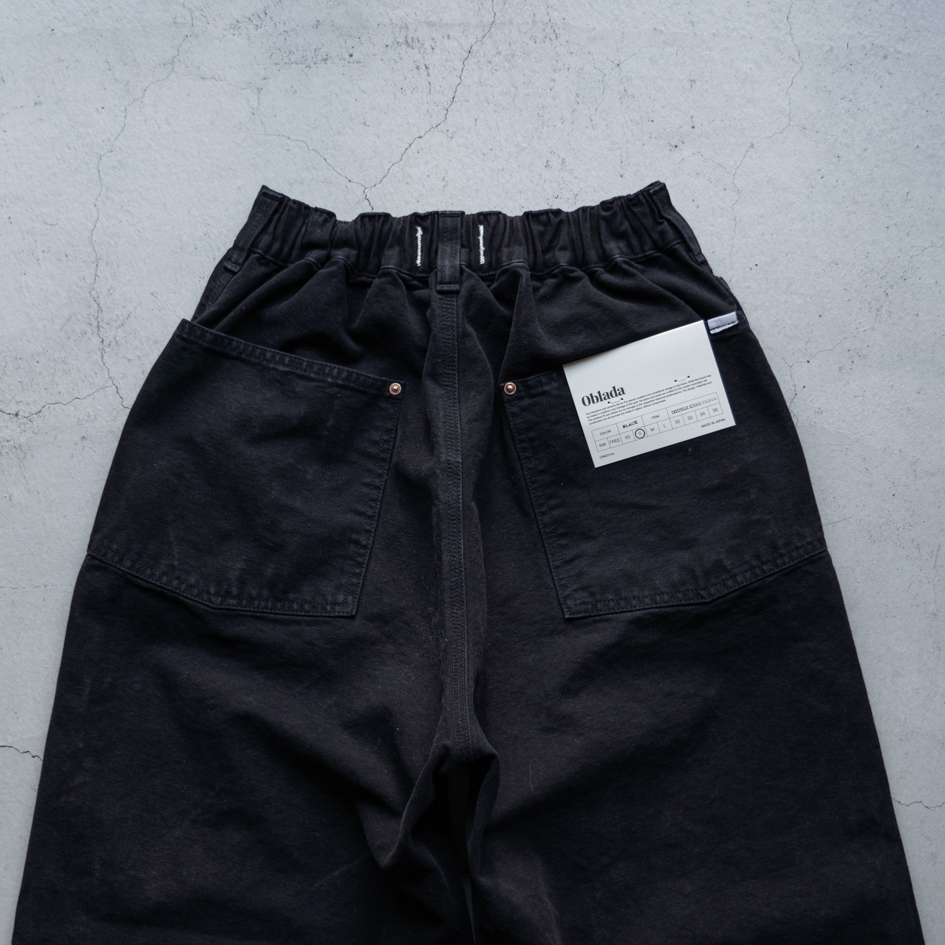 oblada☆オブラダ 2025ss DOUBLE KNEE PANTS M ENDS and MEANS】2025SS