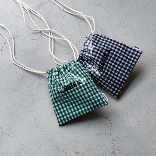 TEMBEA 巾着POCHETTE -GINGHAM CHECK