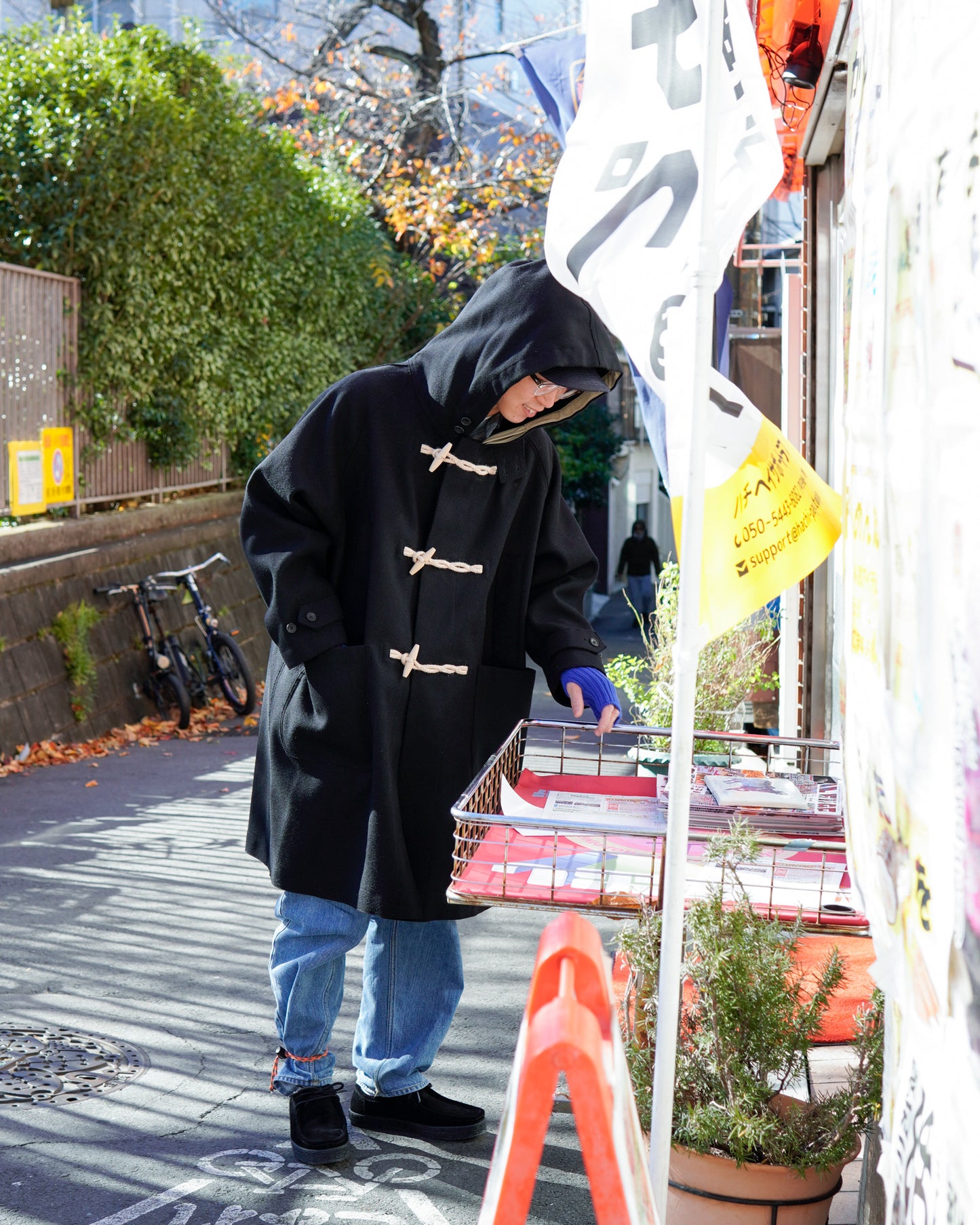 HAVERSACK  Vintage melton duffel coat