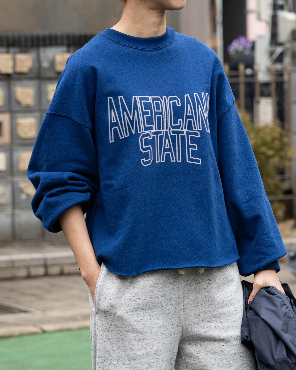 Americana Cut off sweat -AMERICANA STATE