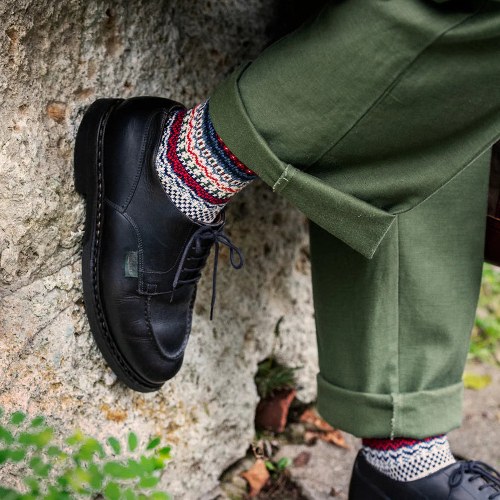 ROTOTO NORDIC PATTERN SOCKS