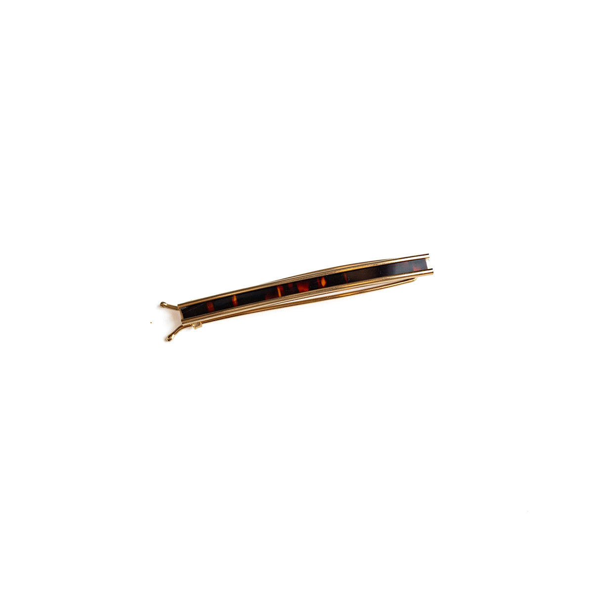 roll vintage tortoiseshell barrette