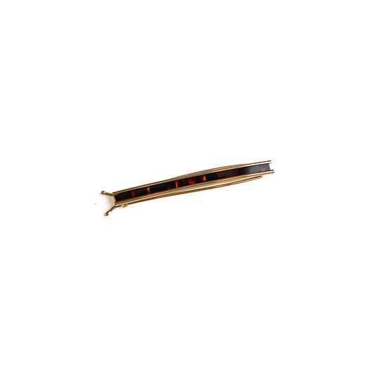 roll vintage tortoiseshell barrette