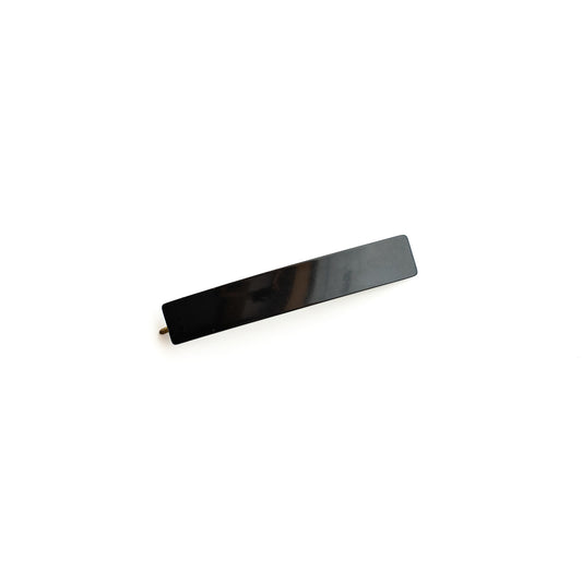 roll vintage black barrette