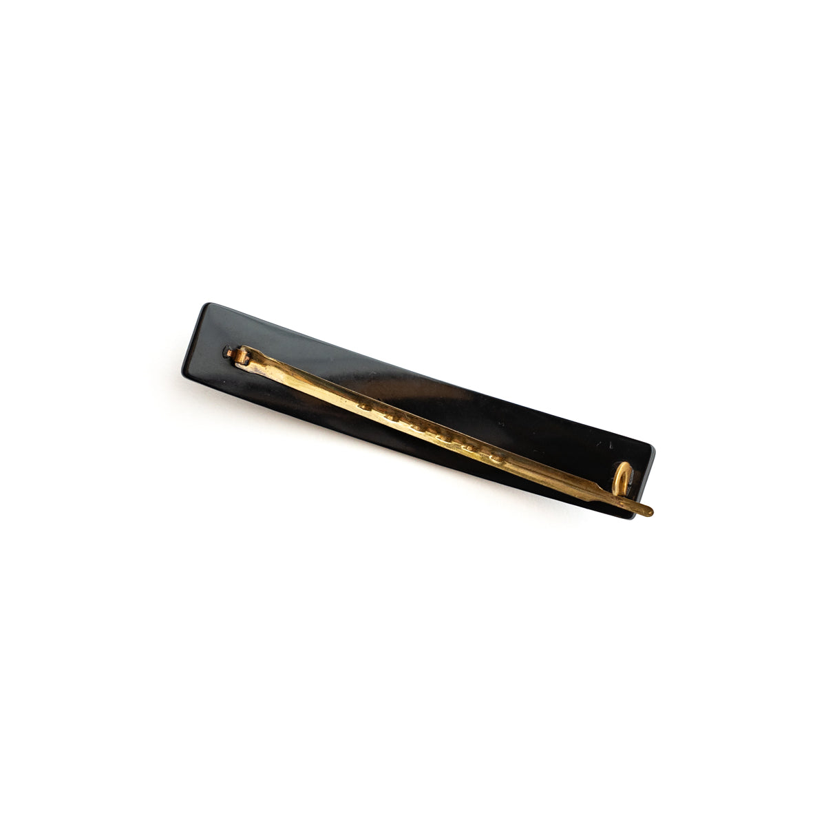 roll vintage black barrette