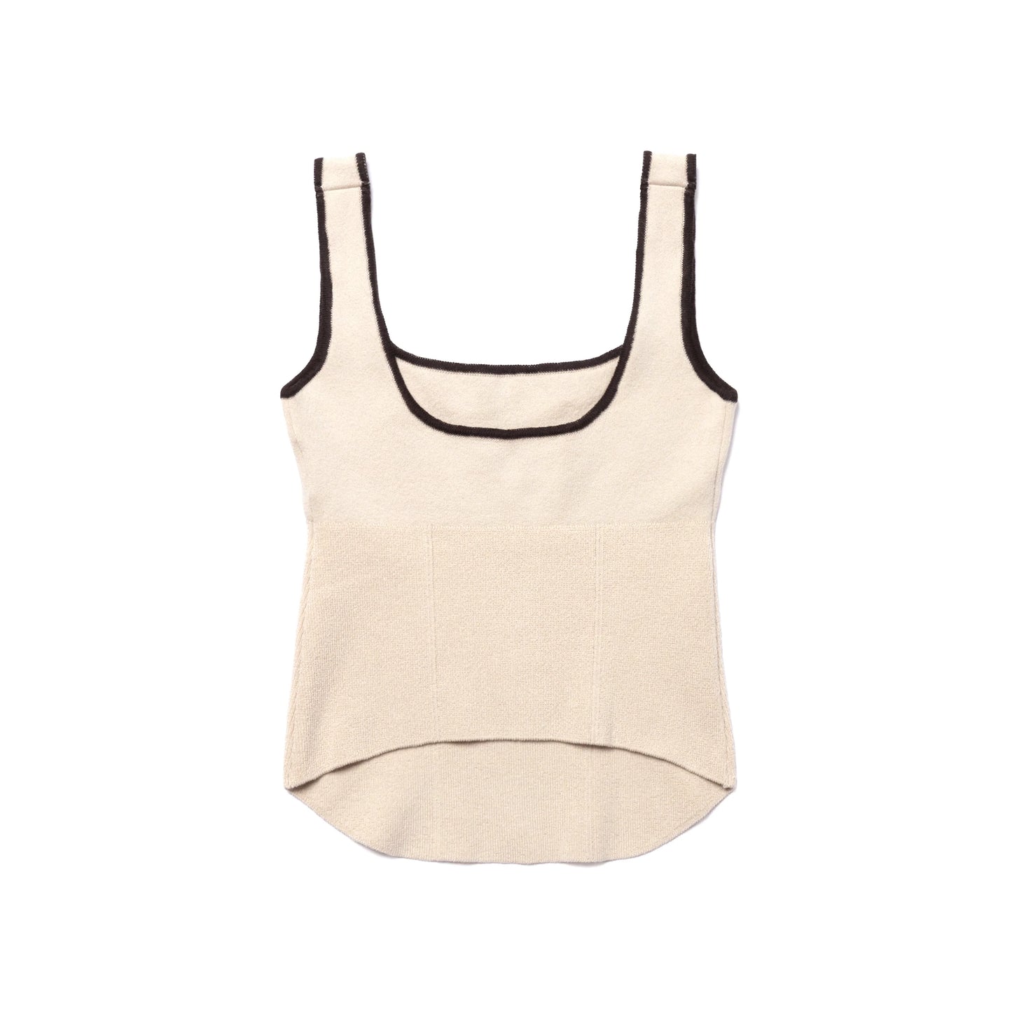 nakes design Cotton Silk Square Neck Bra Tank