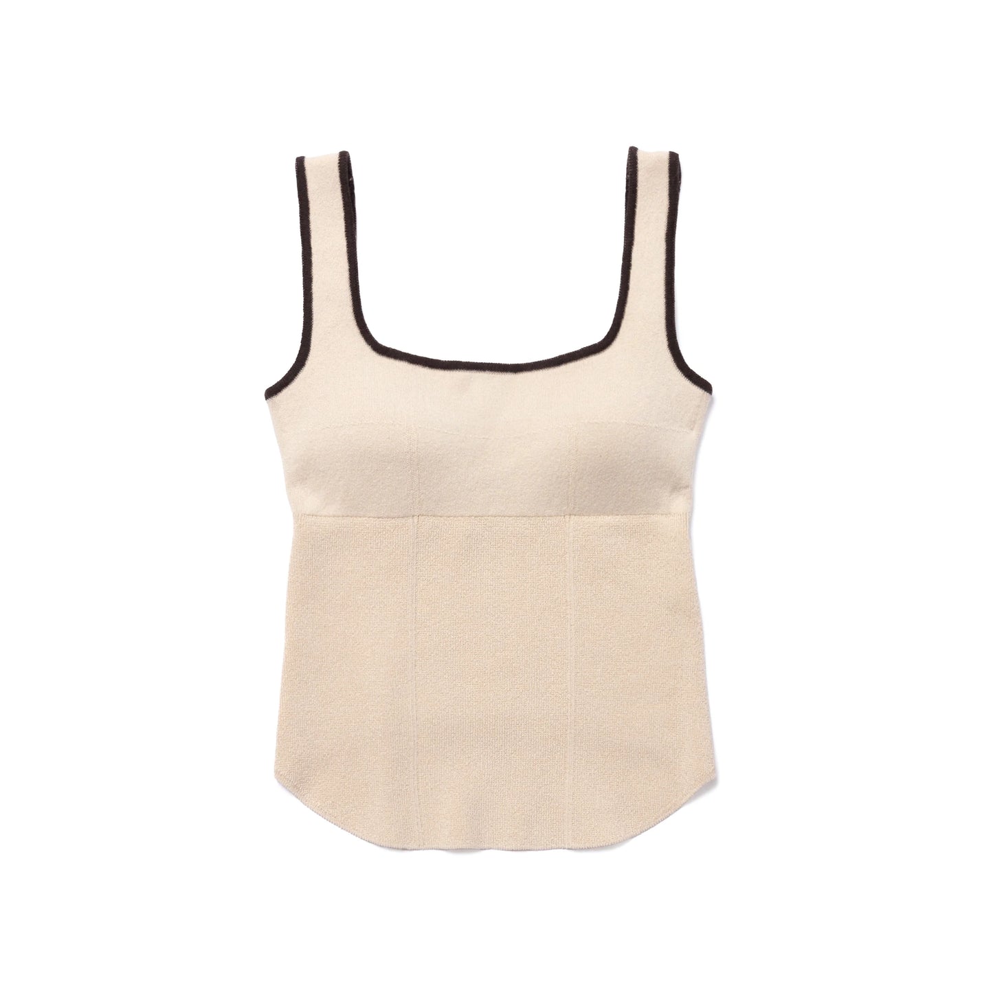 nakes design Cotton Silk Square Neck Bra Tank