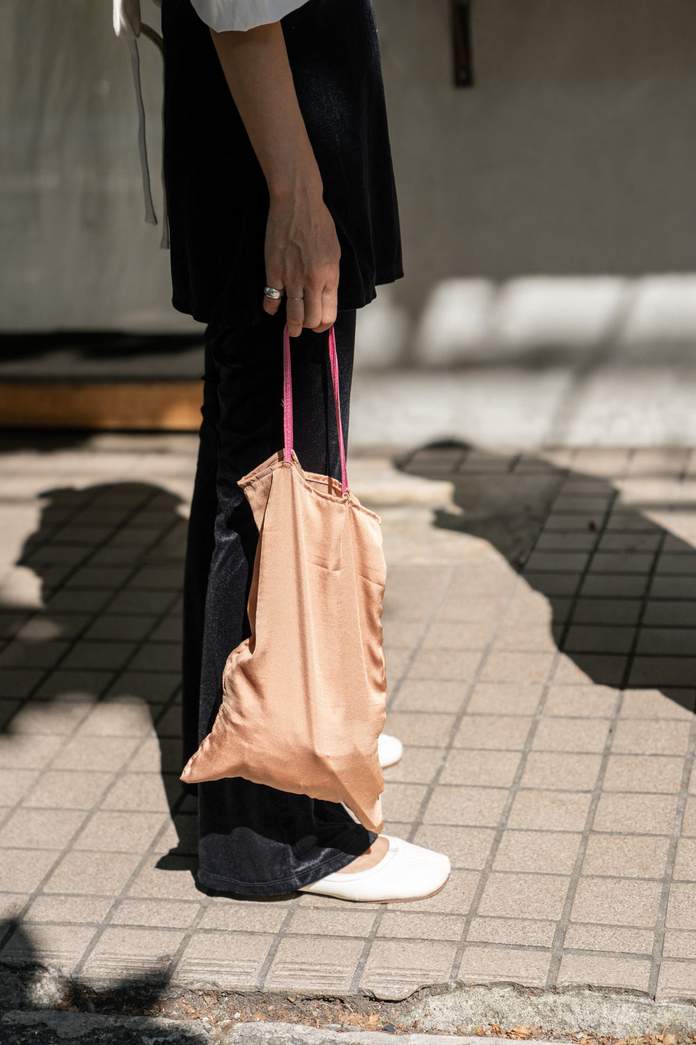 roll Satin Tote