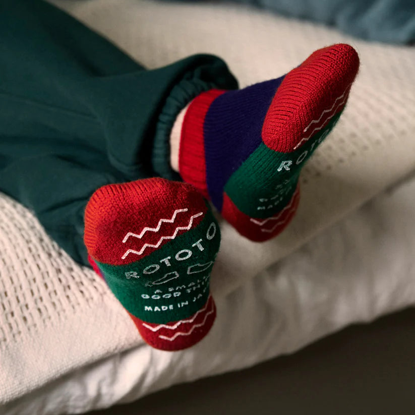 ROTOTO PILE SOCKSLIPPER ”MULTI”