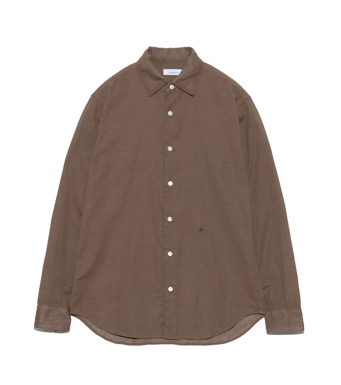 新品　サイズ0（Sサイズ位）ナナミカ　レディース　クラシック シャツ　ブラウン nanamica Classic Fit Shirt – Friday