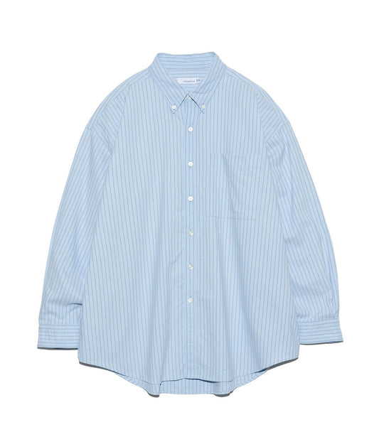 nanamica Button Down Stripe Wind Shirt