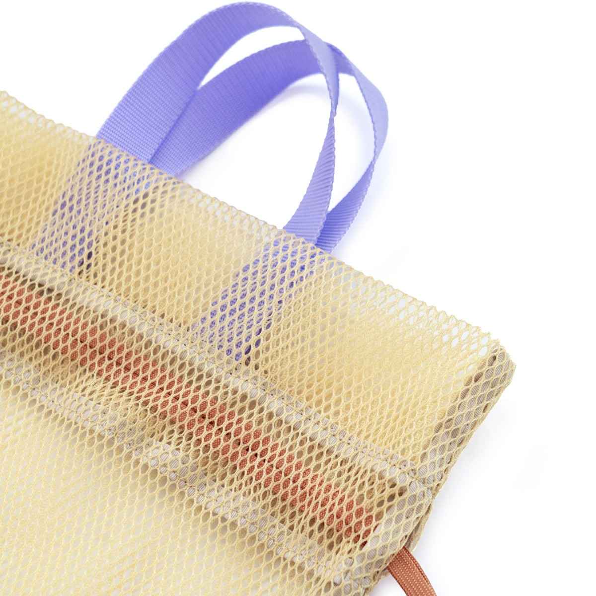 roll kinchaku bag - mesh