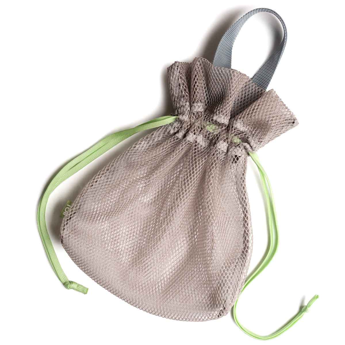 roll kinchaku bag - mesh