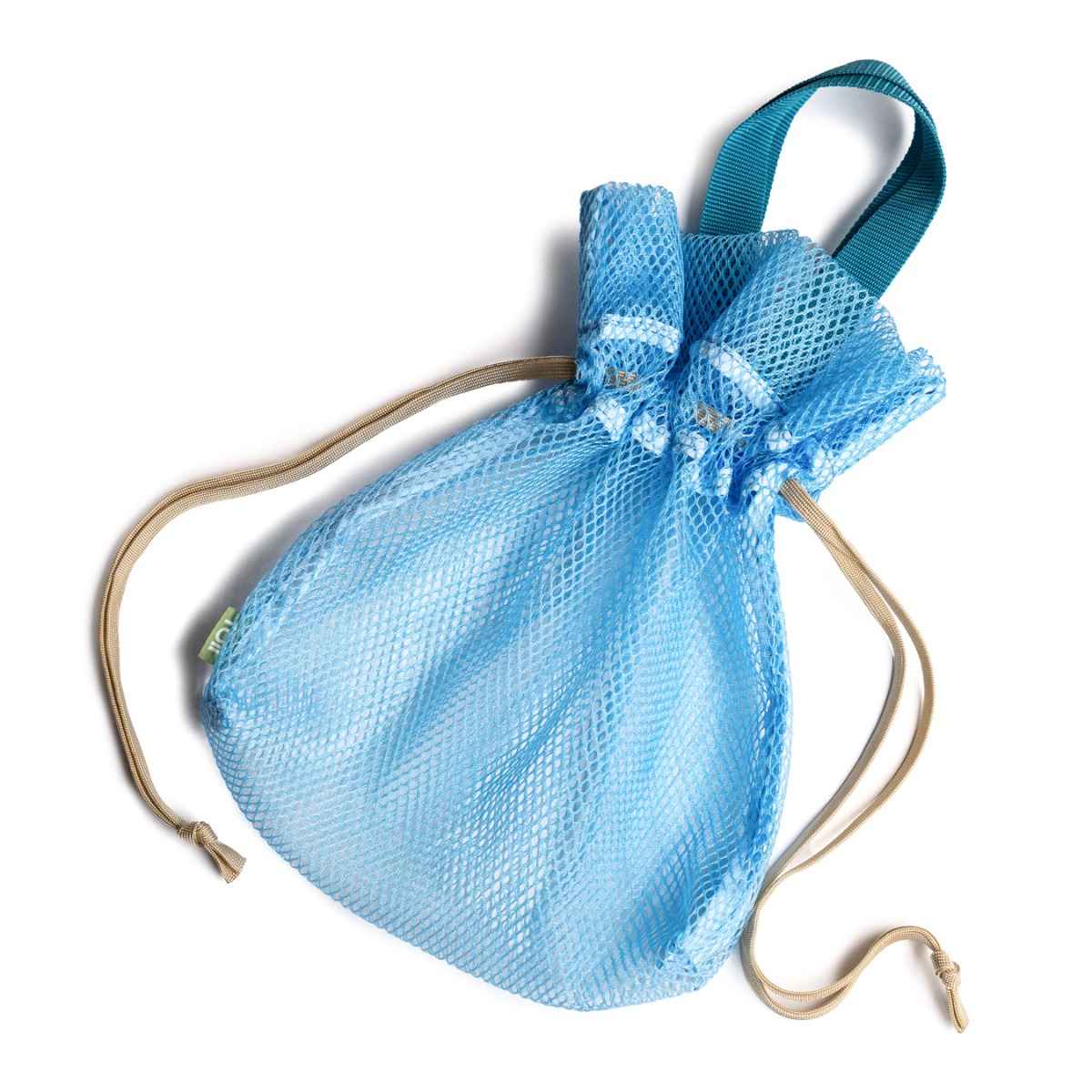 roll kinchaku bag - mesh