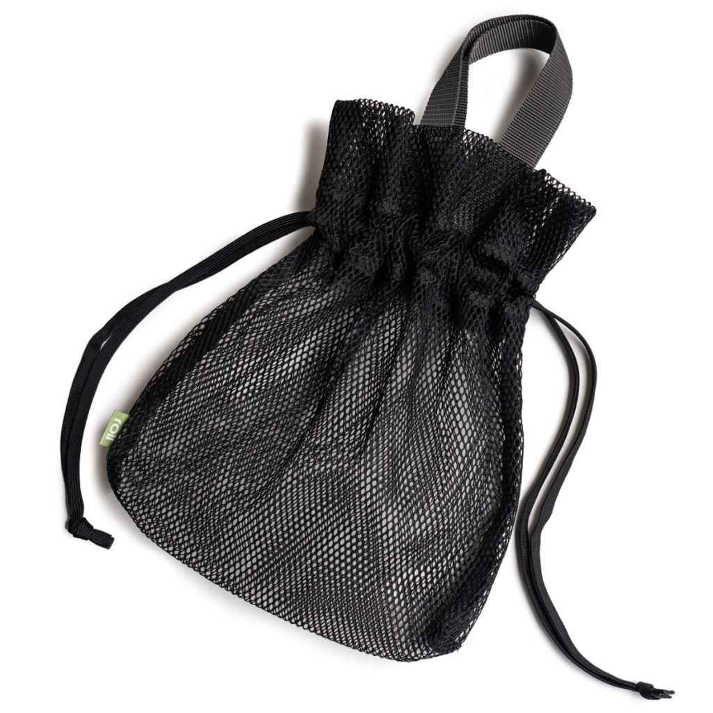 roll kinchaku bag - mesh
