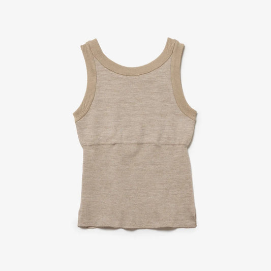 nakes design Summer Wool & Linen American Sleeve Rib Bra Tank